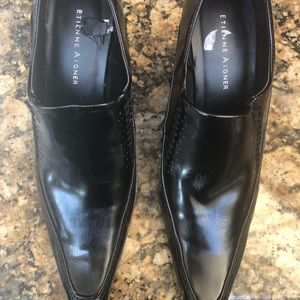 Etienne Aigner black heel bootie